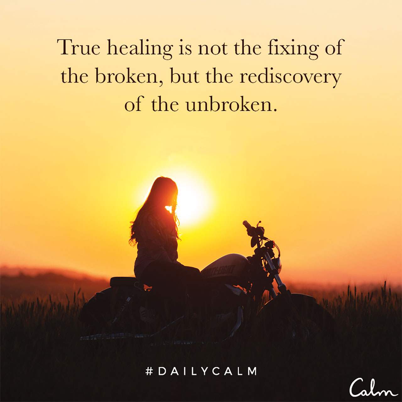 True healing...